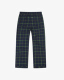 Uskees suburban blue/green check pyjama bottom for men.