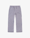 Uskees suburban navy/berry check pyjama bottom for men.