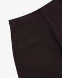 Pantalon de peintre en sergé 5021 - prune foncée