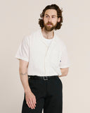 6004 Cuban linen blend shirt - ecru
